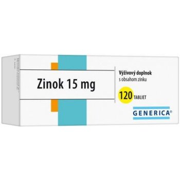 Generica Zinek 15 mg 120 tabliet