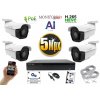 Monitorrs Security park AI IP 4 kamerový set 5 Mpix WTube (6185K4) (Monitorrs Security)