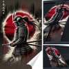 2x NÁLEPKA na stĺpiky dverí Autá Japonský samuraj Katana 50x30