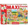 Dohány baby puzzle pre deti Maxi Ranč 16 dielikov 640-6 farebné