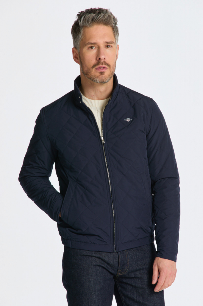 Gant QUILTED WINDCHEATER EVENING BLUE