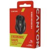 Canyon M-6, optická myš pre pravákov, USB, 3200 dpi, 6 tlačidiel, ergonomická, 1.5m kábel, výdrž 3 mil kliknutí, čierna CNE-CMS6