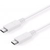 C-TECH CB-USB32-20W USB 3.2, Type-C (CM/CM), PD 100W, 20Gbps, 2m, bílý