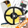 Sada LED pásikov COB 12V 5m Neón 4000 60W - zdroj + diaľkový ovládač