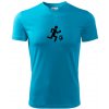 Orientačný beh muž-žena - Pánske tričko Fantasy športové - 3XL ( Svetlý tyrkys )