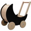 DREVENÝ KOČÍK PRE BÁBIKY GONDOLA 2V1 CHODÍTKO BABY MIX MONTESSORI