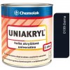 Chemolak S2822 Uniakryl 0199 čierna - Farba na značenie ciest, na asfalt a betón 0,75l