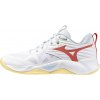 Dámska halová obuv Mizuno Wave Momentum Pro W White/Calypso Coral/Pale Banan EUR 38