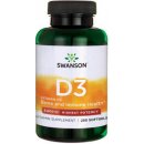 Swanson Vitamín D3 5000 IU 250 softgel kapsúl