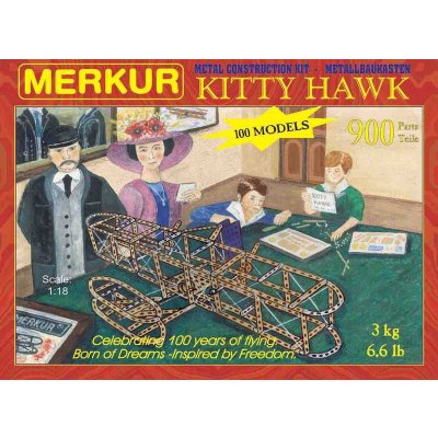 Merkur Kitty Hawk, 900 dielov, 100 modelov, 3352