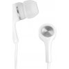Drôtové slúchadlá Setty biela, 3,5mm štandardný jack
