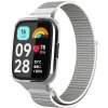 eses Nylonový remienok na suchý zips pre Xiaomi Redmi Watch 3 Active - Sivý