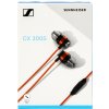 Sennheiser CX 300S - Slúchadlá s mikrofónom - slúchadlá do uší - káblové - 3,5 mm konektor - izolácia šumu - červené (4044155245080) 508595
