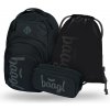 BAAGL 3 SET Coolmate Black: batoh, penál, sáček
