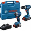 BOSCH Sada AKU náradia (GSB 18V-45 + GDR 18V-215, 2x ProCORE, 18V 4.0Ah, GAL