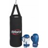 Juniorský boxerský set Fitforce JR BOX SET čierna,tmavo modrá,biela,červená