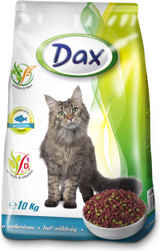 Dax Cat Rybacie Zelenina 10 kg