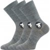 VoXX® Barefootan merino Športové ponožky - 3 páry BM000005140400101596 svetlo šedá 35-38 (23-25)