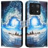 Peňaženkové 3D puzdro na Xiaomi 14T Pro - Vlny a Slnko