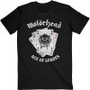Motorhead - Flat War Pig Aces (Black) (tričko) Small