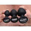 Master Series Dirty Words Anal Plug Set