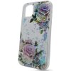Puzdro Shimmer Design TPU iPhone 11 (6.1) - kvety