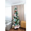 MagicHome Dekorácia domček modrý 27 cm