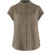 Fjällräven Övik Hemp Shirt SS W, Veľkosť L, Farba SUEDE BROWN