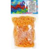 RAINBOW LOOM Original gumičky 600 kusov neonovo oranžové