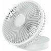 Platinet PRDF0396 skládací stolní ventilátor 19 cm, akumulátor 2400 mAh, bílá