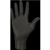 Ochranné rukavice, jednorazové, nitril, veľkosť L, 100 ks, nepudrované, čierna, 100ks