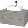 Dreja Kúpeľňová skrinka MODULE SZZ2 80 umývadlo Joy 3 - D01 Betón / D01 Betón