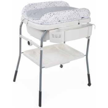 Chicco stolík s vaničkou Cuddle & Bubble Cool Grey