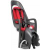 Detská sedačka na bicykel HAMAX Cyklosedačka s adaptérom Caress Dark Grey/Red (7029775531130)