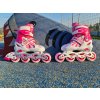 Kubisport CS310K Detské inline korčule ružové veľkosť 39-42