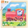 Viga puzzle lokomotíva 9ks