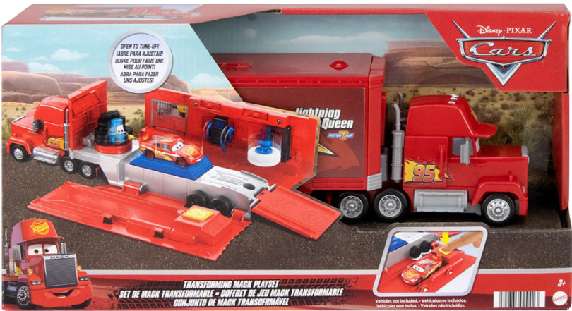 Mattel Cars Transformující se kamion Mack