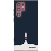 Picasee silikónový čierny obal pre Samsung Galaxy S22 Ultra 5G - Astronaut 2