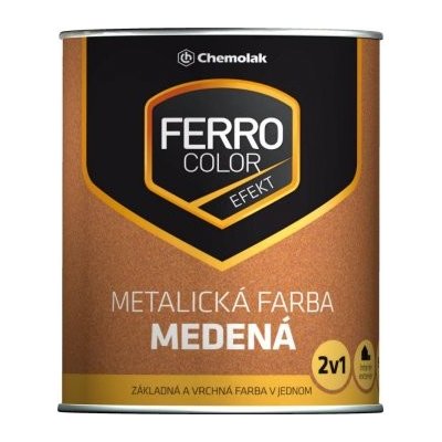 CHEMOLAK Ferro Color efekt medená 0,75L medená