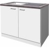 Flex-Well Lucca pod drez, vr. drezu, 100 x 85 x 57,1 cm