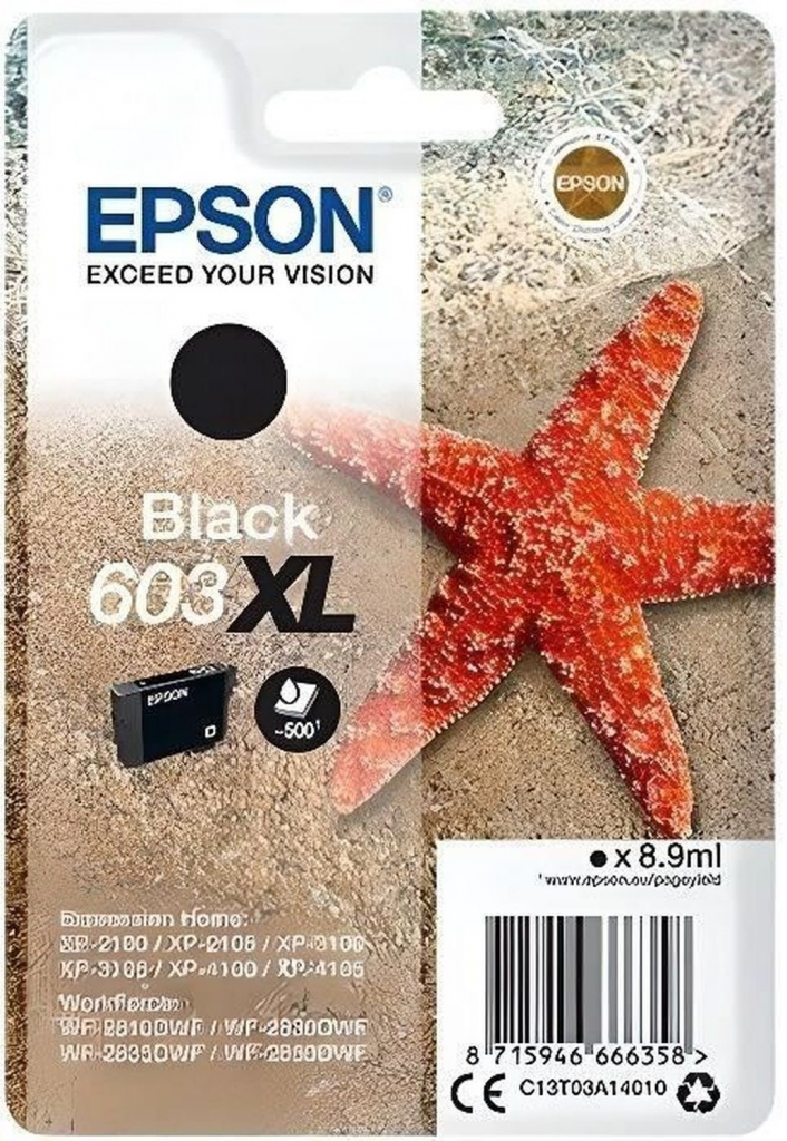 Epson 603XL Black - originálny