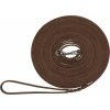 Trixie Rustic Stopovacie vodítko, hrubá koža, 10 m/8 mm, tmavo hnedé