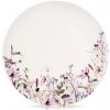 Porcelánový plytký tanier s kvetinovým motívom LÚKA 27 cm