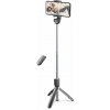 Selfie tyč CellularLine Freedom s funkciou tripodu čierna (BTSELFIESTICKFREEK)