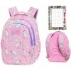Školský batoh viackomorový Pusheen CoolPack ružový 21 l