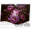 NOTIQUE Týždenný plánovací Fialové kvety 30 x 21 cm 2026
