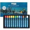 M&G Aqua Oil Pastel Olejový akvarelový pastel, sada 12 ks