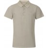 Alpine Pro WERT pánske bavlnené polo tričko NEUTRÁLNE / ZEMITÉ - S