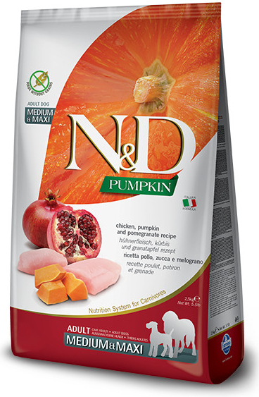 N&D Pumpkin Adult M&M Chicken & Pomegranate 12 kg