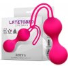 LateToBed Fitty 3 Dumbbell Kegel Balls Fuchsia 62g